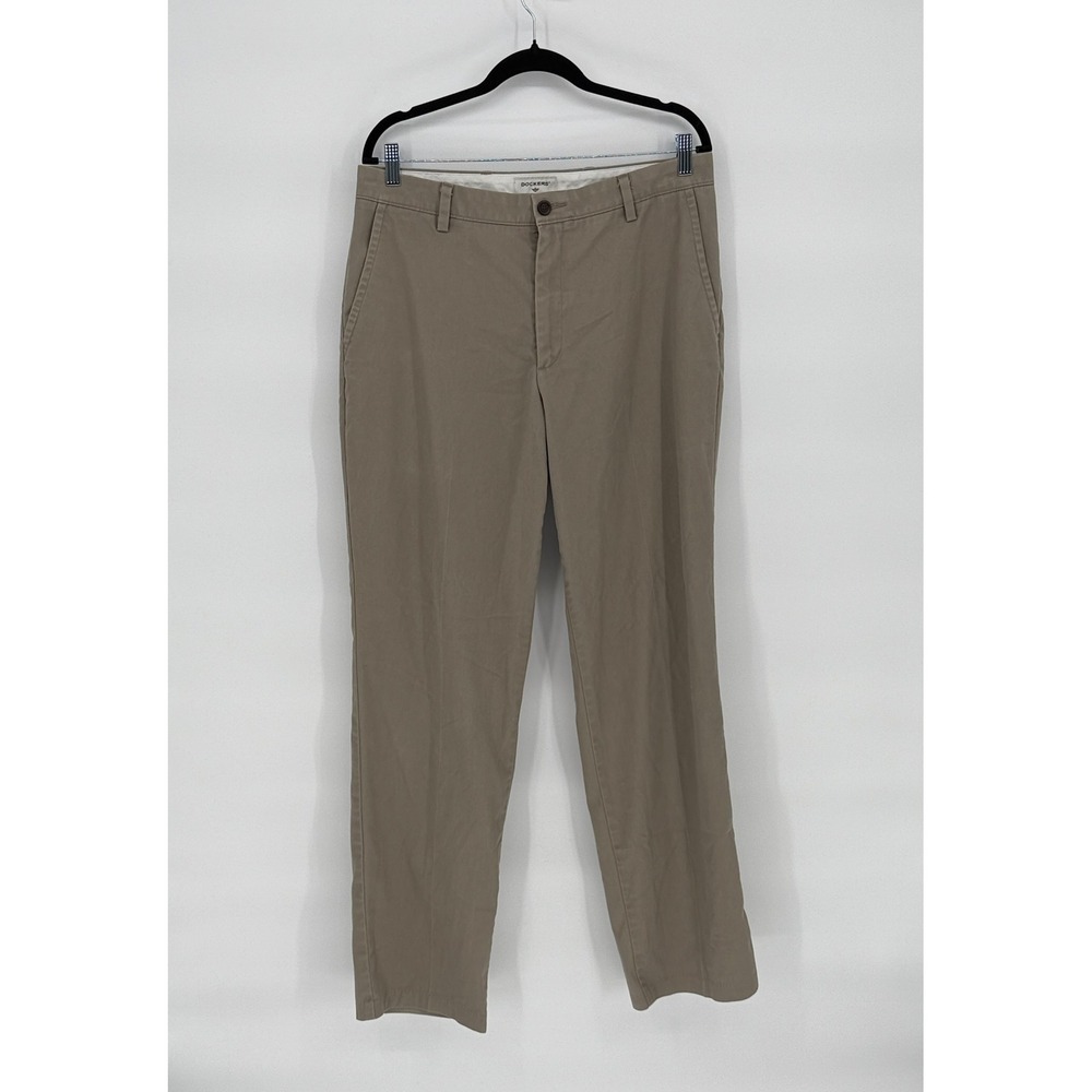 Dockers Chino Pants Men‎ 36x30 Brown preppy, minimalist, versatile